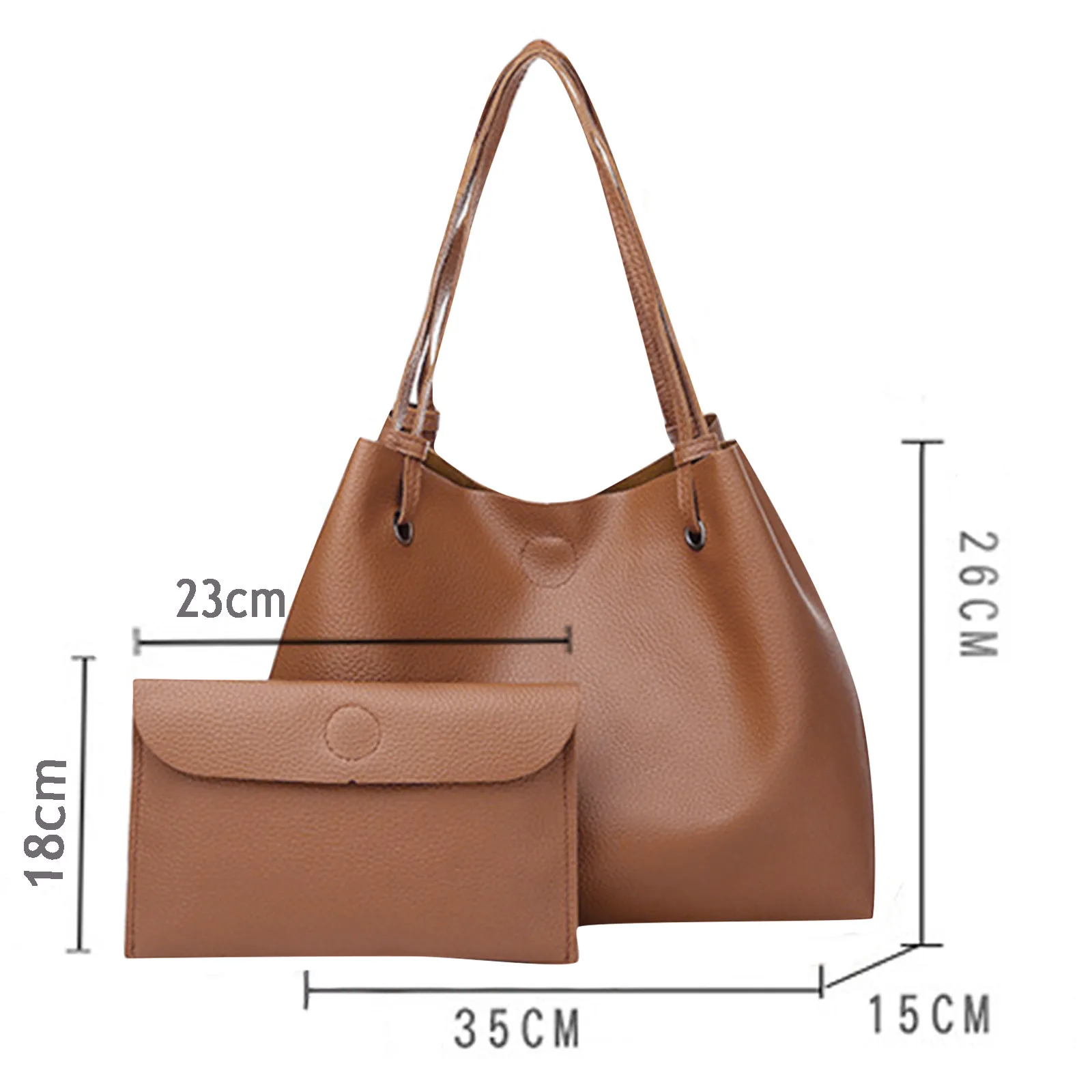 2 шт. женская сумка-тоут через плечо в стиле ретро |