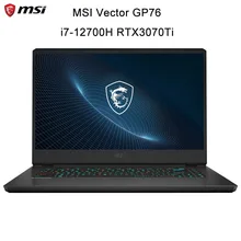 2022 MSI GP76 Gaming Laptop 17.3 Inch QHD 2.5K 240Hz IPS Screen Notebook i7-12700H 16GB 1TB RTX3070Ti Ultrabook Gaming Computer