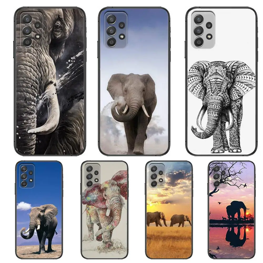 Чехол для телефона с изображением слона Samsung Galaxy A70 A50 A51 A71 A52 A40 A30 A31 A90 A20E 5G a20s |