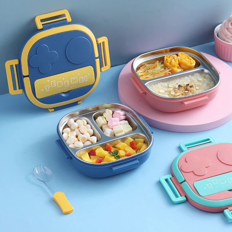 

Outing Tableware 304 Portable Stainless Steel Lunch Box Baby Child Student Outdoor Camping Picnic Food Container Bento Box