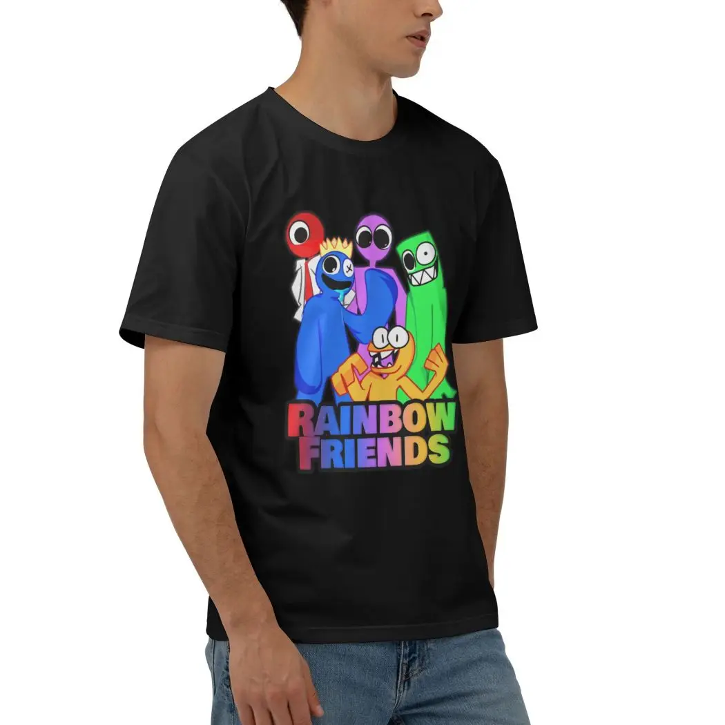 Повседневные мужские футболки Ainbow Friends модные с короткими рукавами и круглым