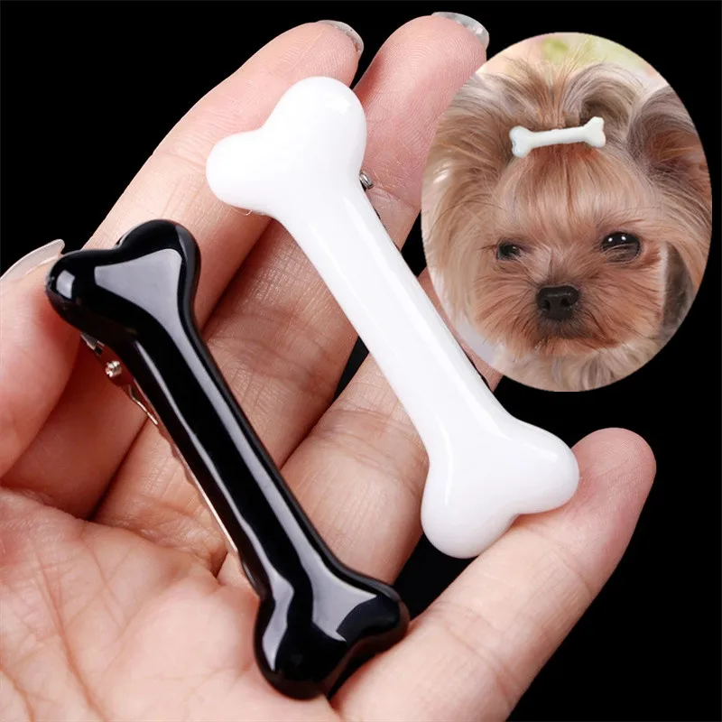 

Bone Shape Dog Hairpin Puppy Cat Hair Clips Pet Hair Accessories Dog Accessories for Small Dogs Pet Hair Grooming