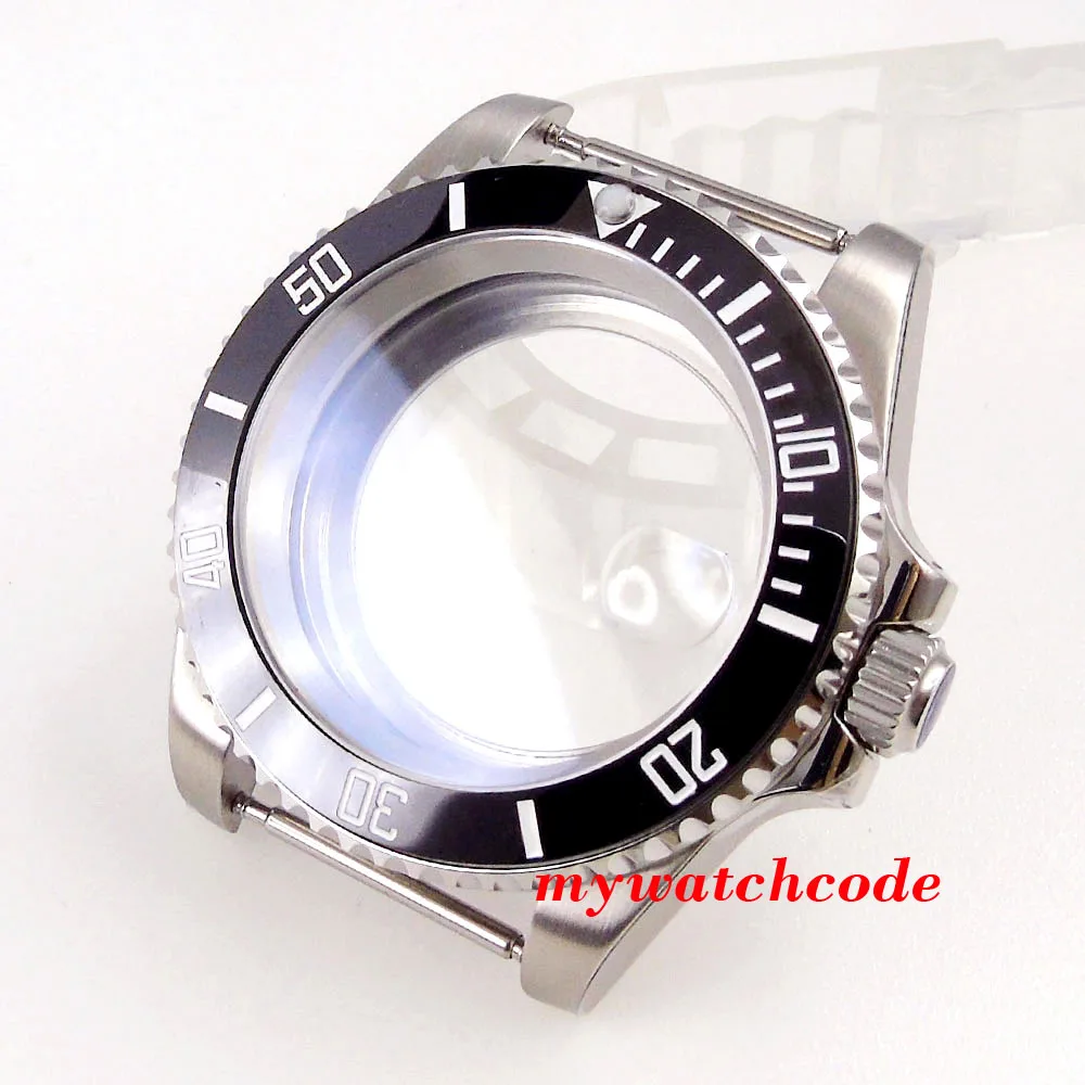 

40mm Watch Case 200m Waterproof AR Sapphire Glass 120 Clicks Rotating Bezel Fit NH35 NH36 NH34 ETA2824 PT5000 Automatic Movement