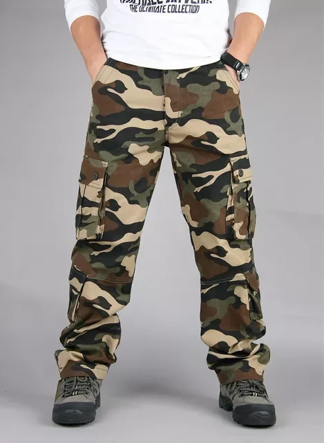 

Outdoor Casual Pants Men's Multi Pocket Overalls Trousers Large Tactical Pants And Autumn New
