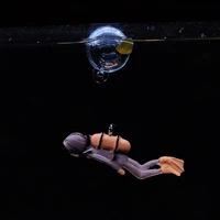 new resin diver aquarium floating decoration decoration underwater scenery underwater world small floating ball