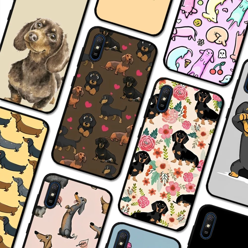 

Dachshund Dog Phone Case For Redmi 5 6 7 8 9 10 plus pro 6 7 8 9 A GO K20 K30 K40 pro plus F3 Fundas