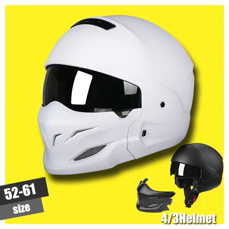 

Мотоциклетный шлем скорпиона, композитная сборка, персонализированный модульный шлем 4/3, сертификация CascoDOT