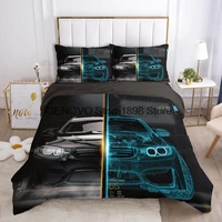 bedding set queen king full double duvet cover set pillow case bed linens quilt cover 240x220 240260 car modern