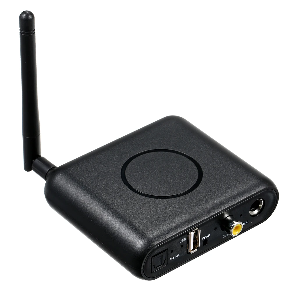 

BT08 Multifunctional BT Receiver Support Mic/U Disk/Optical Fiber/Coaxial Input 20m Barrier-free Distance Lossless Sound Quality