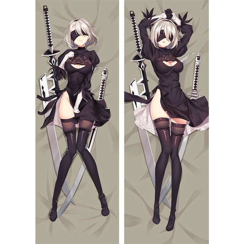 

Nier: Automata 2B Anime Dakimakura наволочка для тела Yorha № 2 Тип B 02 Аниме Dakimakura японский стиль наволочки отаку