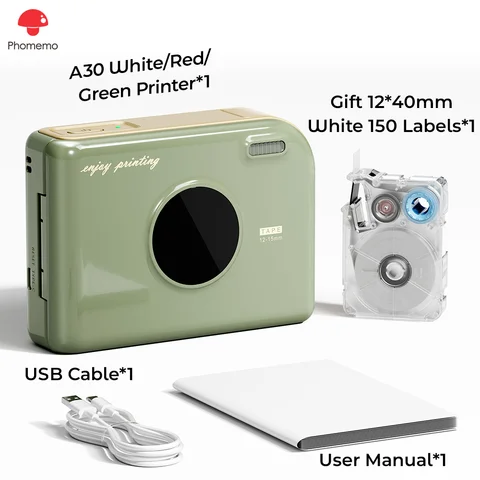 Zodzi A30 Бесчернильный Портативный Принтер Этикеток