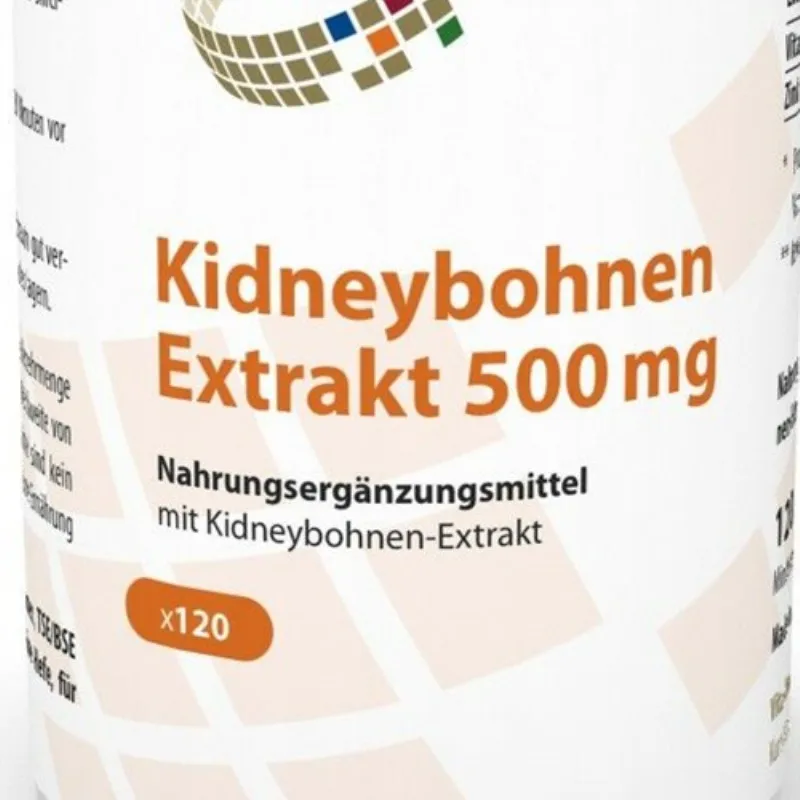 

Kidneybean extract 500mg 120 caps with Phaseolin carbohydrate blocker