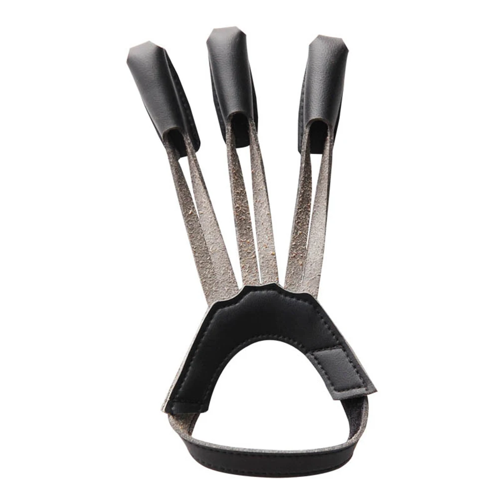 

1 шт., кожаные перчатки для стрельбы из лука с 3 пальцами