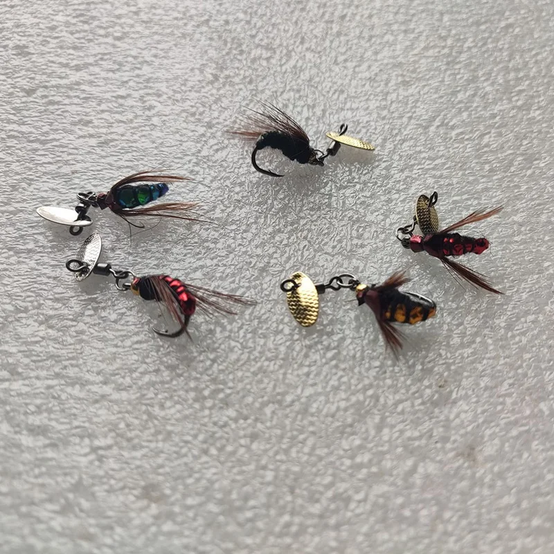 Приманка с блестками искусственный крючок для мух набор рыбалки микрообъемами