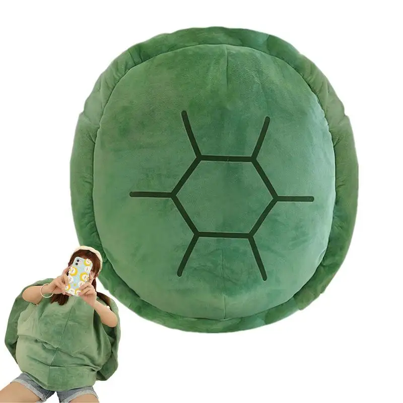 

Wearable Stuffed Turtle Shell Giant Pillow For Adults Soft Cozy Tortoise Shell Cushion Fun Wearable Turtle Shell Sleeping Pillow