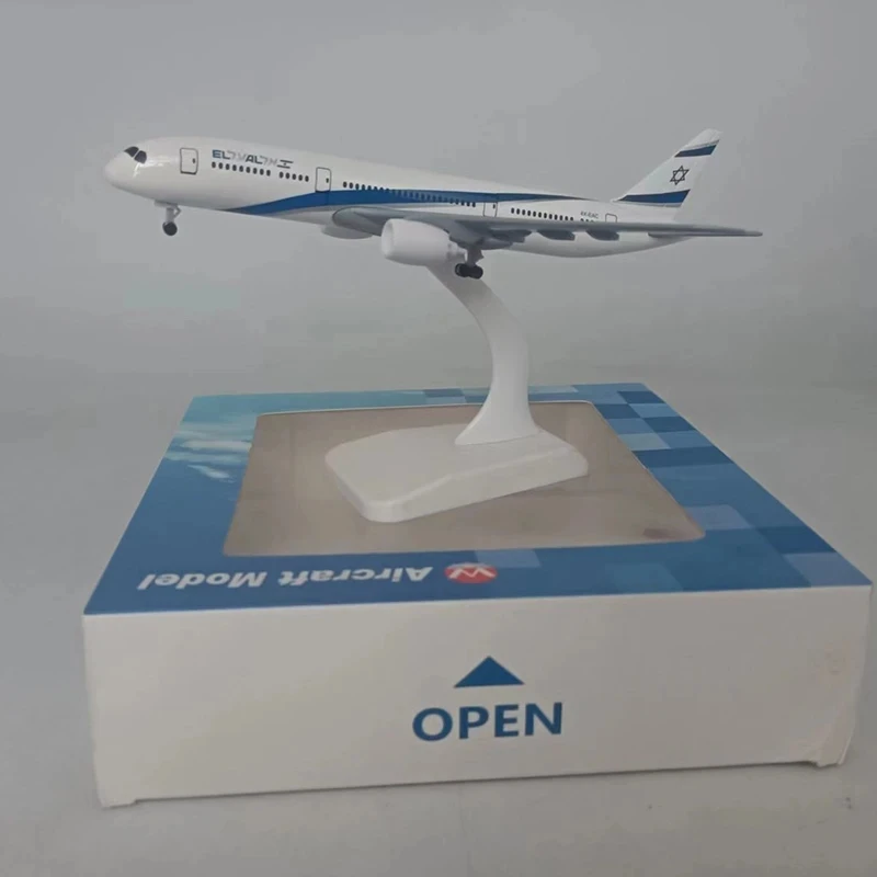 

Коллекционная модель самолета B787, модель самолета с базовым приземлением, 20 см, 1:400