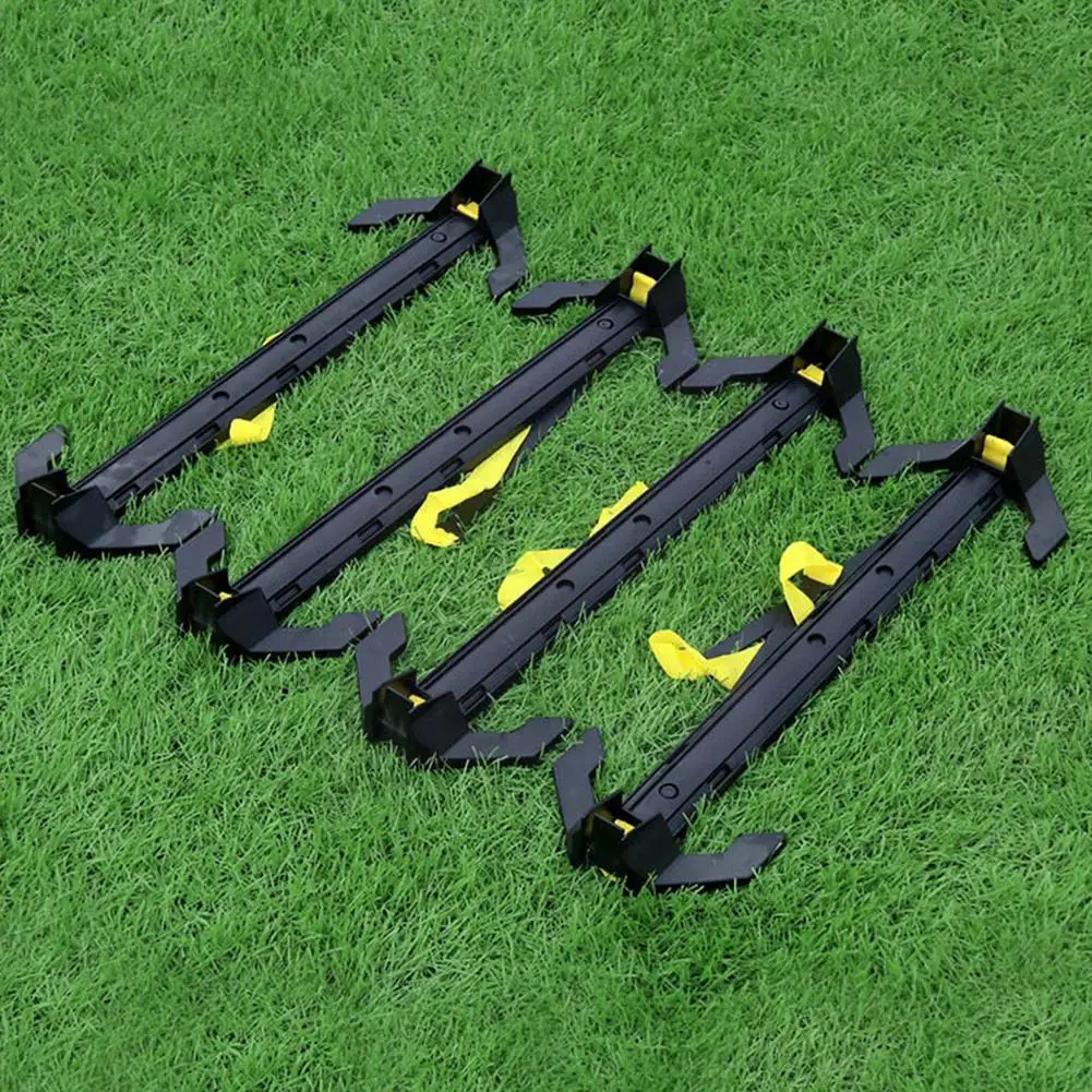 

High Stability Football Training Soccer Equipment Adjustable Height Soccer Agility Hurdle Foldable Lightweight For Football H6u0