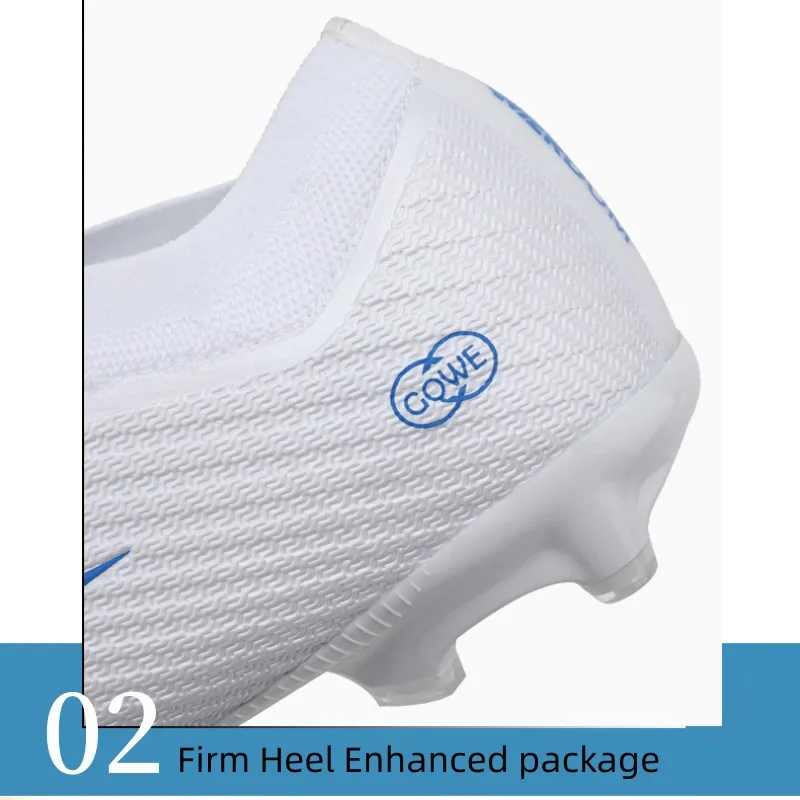 Teenager Professional Football Shoes TF/FG Shock Absorption Anti-Skid Football Boot Children's Outdoor Sports Training Shoes