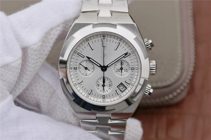 

AAA white color 5500V 110A-B075 watch multi-function chronograph men's mechanical watch