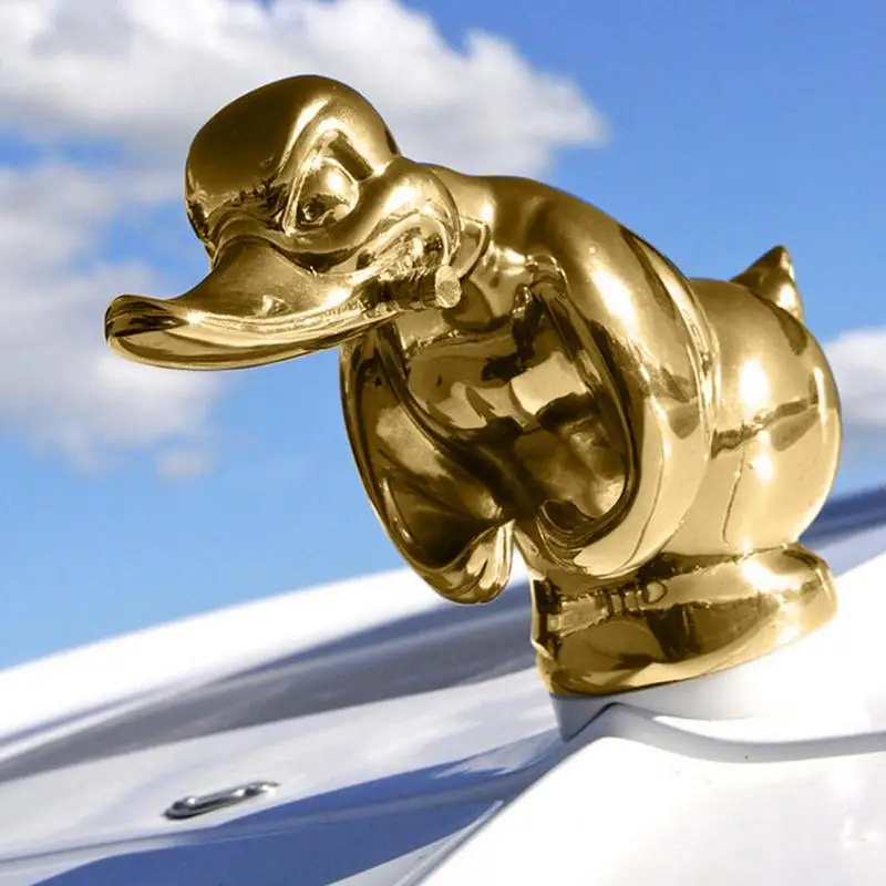

Angry Duck Car Hood Ornament Auto Front Hood Car Sticker Car Dashboard Strong Duck Decor For Car Decoration Accessories
