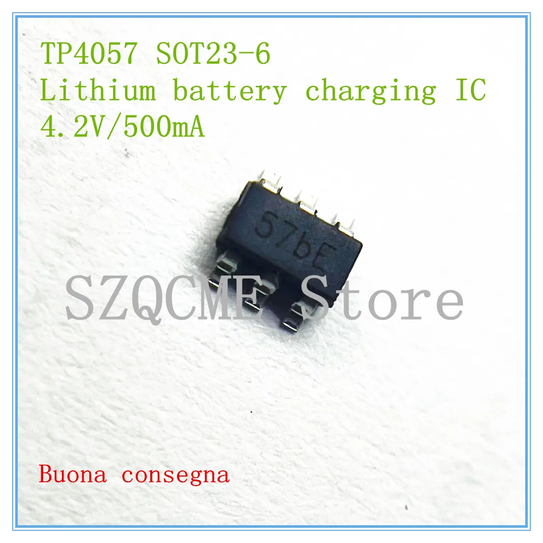 20 шт. TP4057 4057 маркировка 57bE 57bA 57b4 57b9 57A4 57bM 57b0 литиевая батарея зарядка IC-чип 4 2 в мА