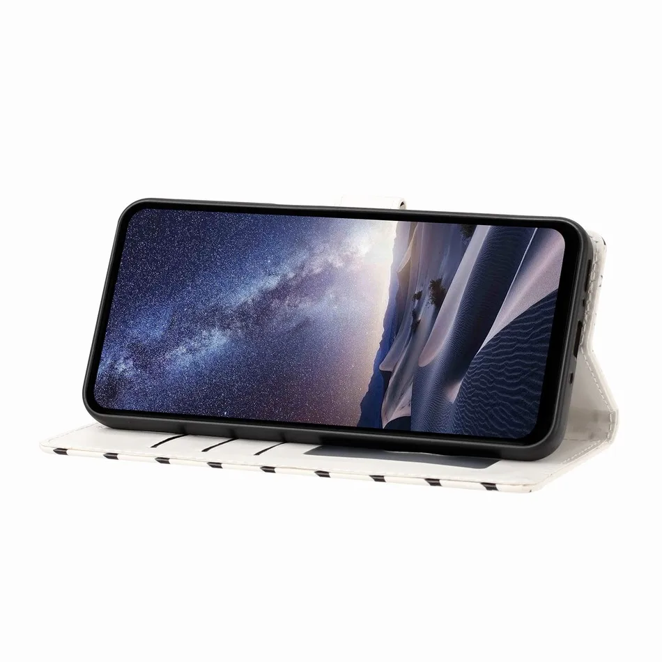 Фото Кожаный чехол для телефона Huawei Honor 9A 9 9S 10X 10 9X 20 7A 8A 8S X50i X30i 70 90 Pro 50 Lite 5G Stars Painted Card Wallet Coque №4