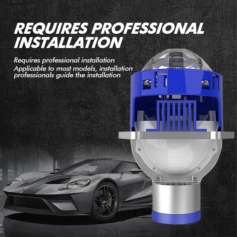 CAMOTO P40L проектор светодиодного лазера линзы 3 дюйма фары Bi LED Высокий Низкий Луч