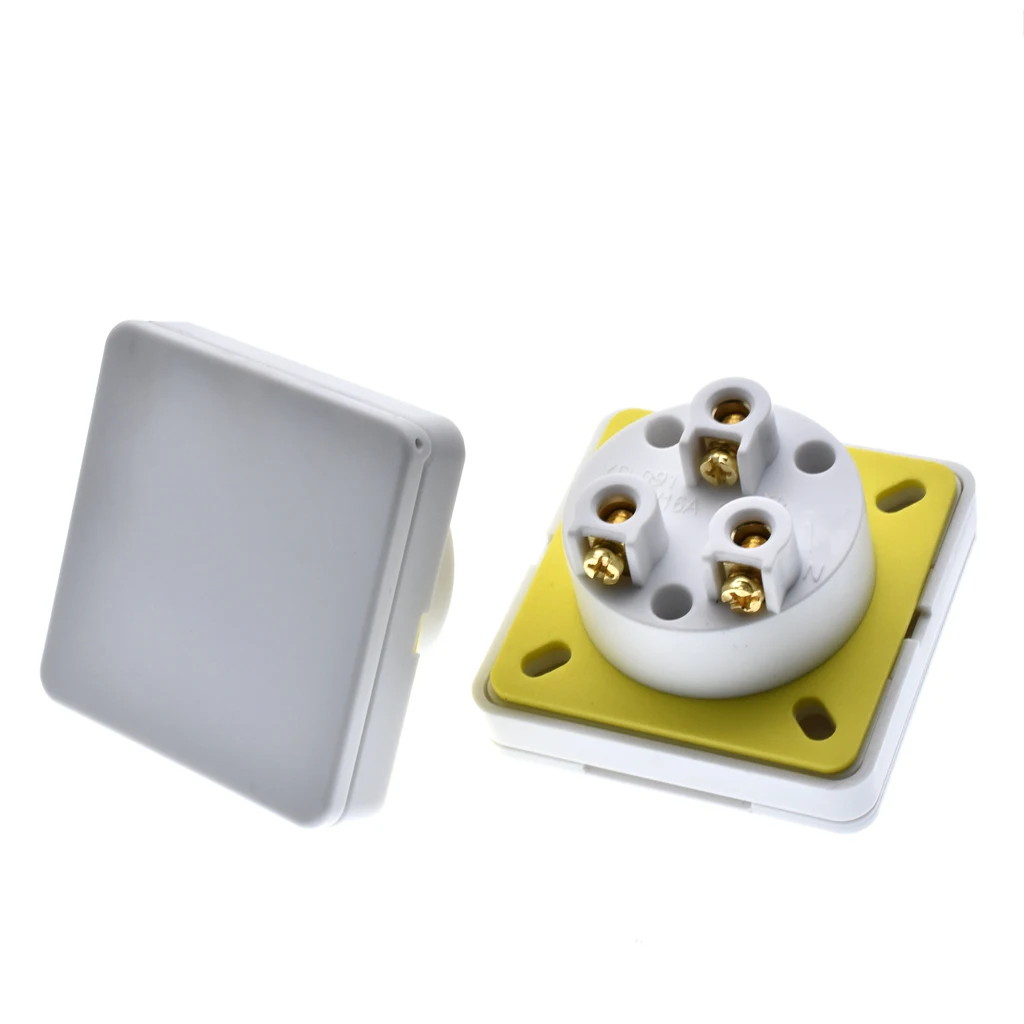 

VOSORON Водонепроницаемая розетка 10/16А 250В синяя