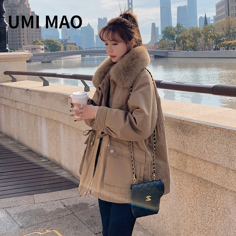 

UMI MAO Paired Over The Harajuku Ins Korea Fashion Winter Thickened Warm Autumn Jacket Women Female Femme Clothes Y2K