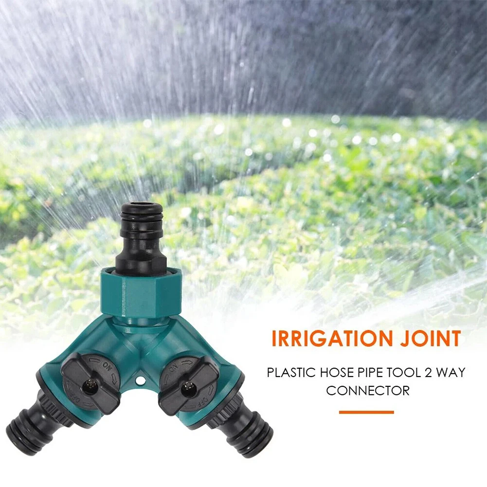 

Water Hose Splitter Quick Connector 11*8cm Garden Hose Connector Horticultural Irrigation Plastic High Quality