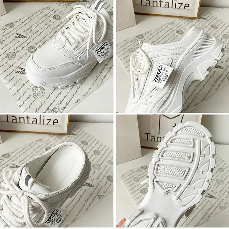 2023 Spring and Autumn Ladies Women's Shoes Casual Sports Korean Fashion Breathable Flat Bottom Running Light Travel Sneakers