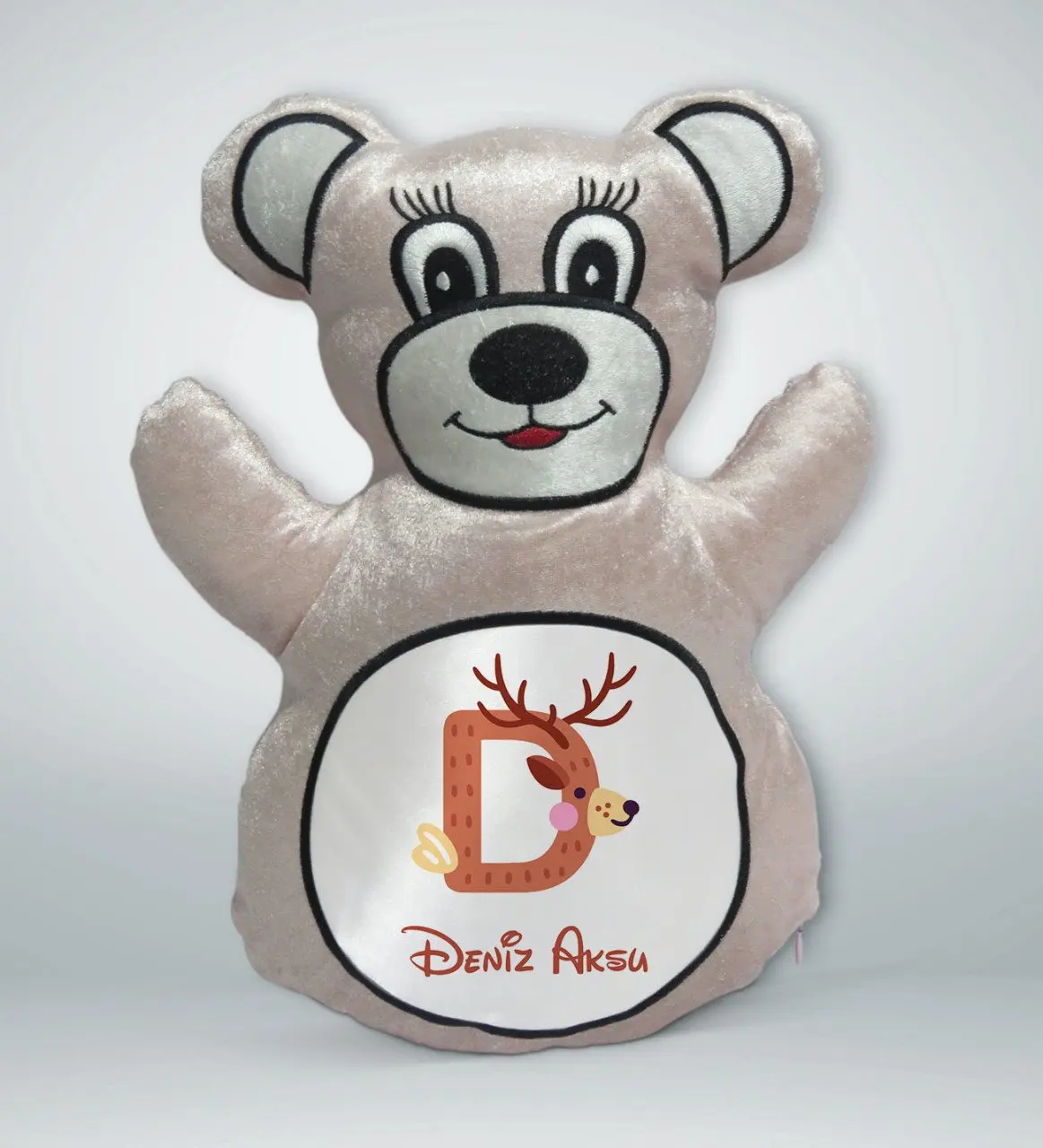 

Персонализированный кремовый Мишка Тедди yastekk-7