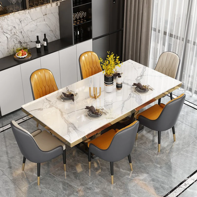 

Dinning Coffee Tables Living Room Hall Garden Dinette Garden Modern Dining Table Center Balcony Tavolo Pranzo Home Furniture