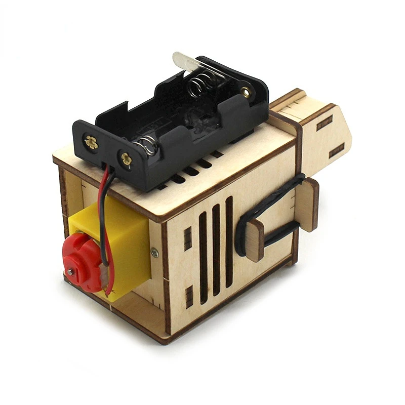 

Rectangular Vacuum Cleaner Kit DIY Technology Small Production Materials Hand-assembled Model Toys