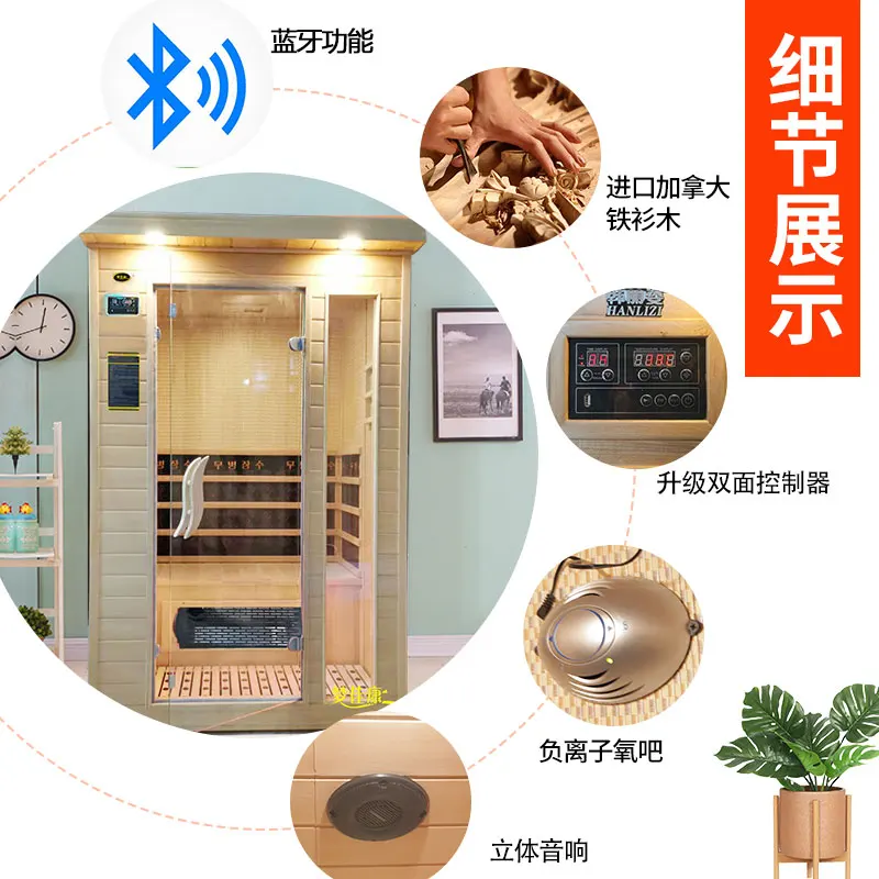 Домашняя Паровая сауна Tomalin паровой блок для потоотделения энергетический