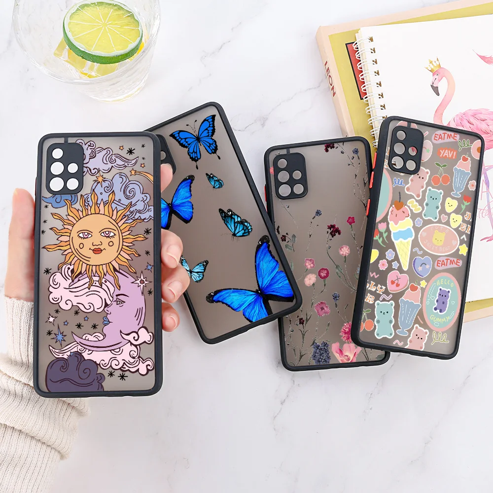 

S21 Case For Samsung A12 Case A51 A32 A52 Funda Samsung S20 FE S21 Ultra A52S A50 A21S A13 A22 A72 A71 A31 A70 A03S A42 Cover