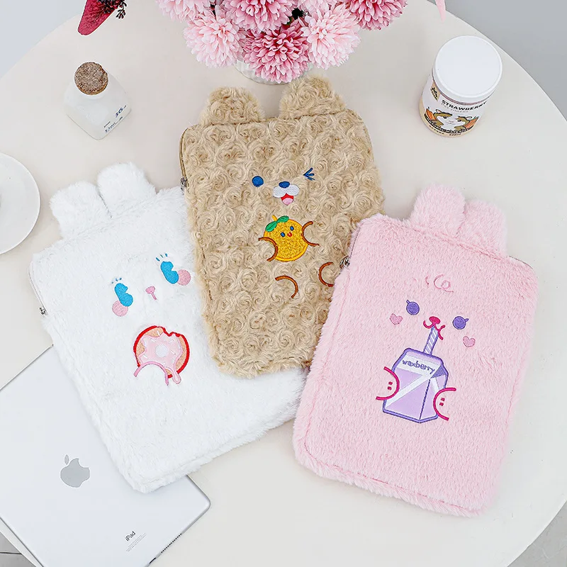 

Sleeve Bag Case for Teclast M40 Air M40SE T50 T40 Pro Plus P20hd 10.4 Inch MEBERRY M7 10.1 Inch Tablet Cute Plush Pouch Bag Case