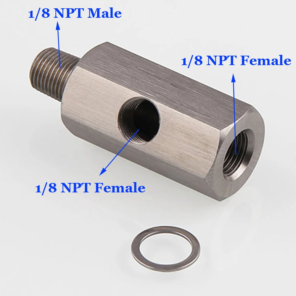 

Sensors Turbo 1/8\\\\\\\" BSPT Adapter For Honda Stainless Steel High Quality