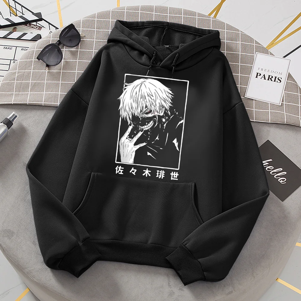 tokyo ghoul Kaneki Ken hoodies female harajuku Korea printed female hoddies sweatshirts hip hop printed