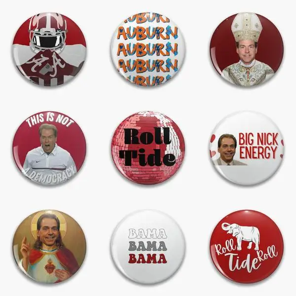 Алабама Ник Сабан Халк-Папа большая энергия мягкие пуговицы настраиваемый