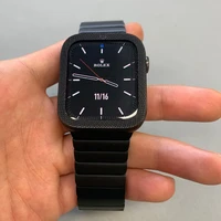 link bracelet for apple watch band 44mm 40mm 42mm 38mm iwatch 6 se 5 4 3 2 high quality stainless steel adjustable strap gen 6th