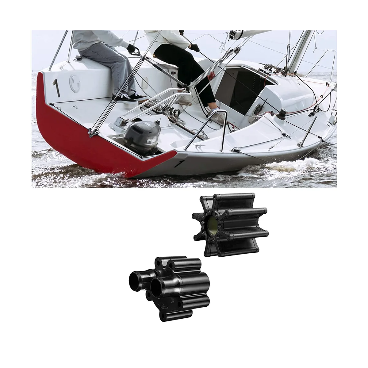 Корпус водяного насоса и комплект для ремонта крыльчатки двигателей Mercruiser Alpha Bravo