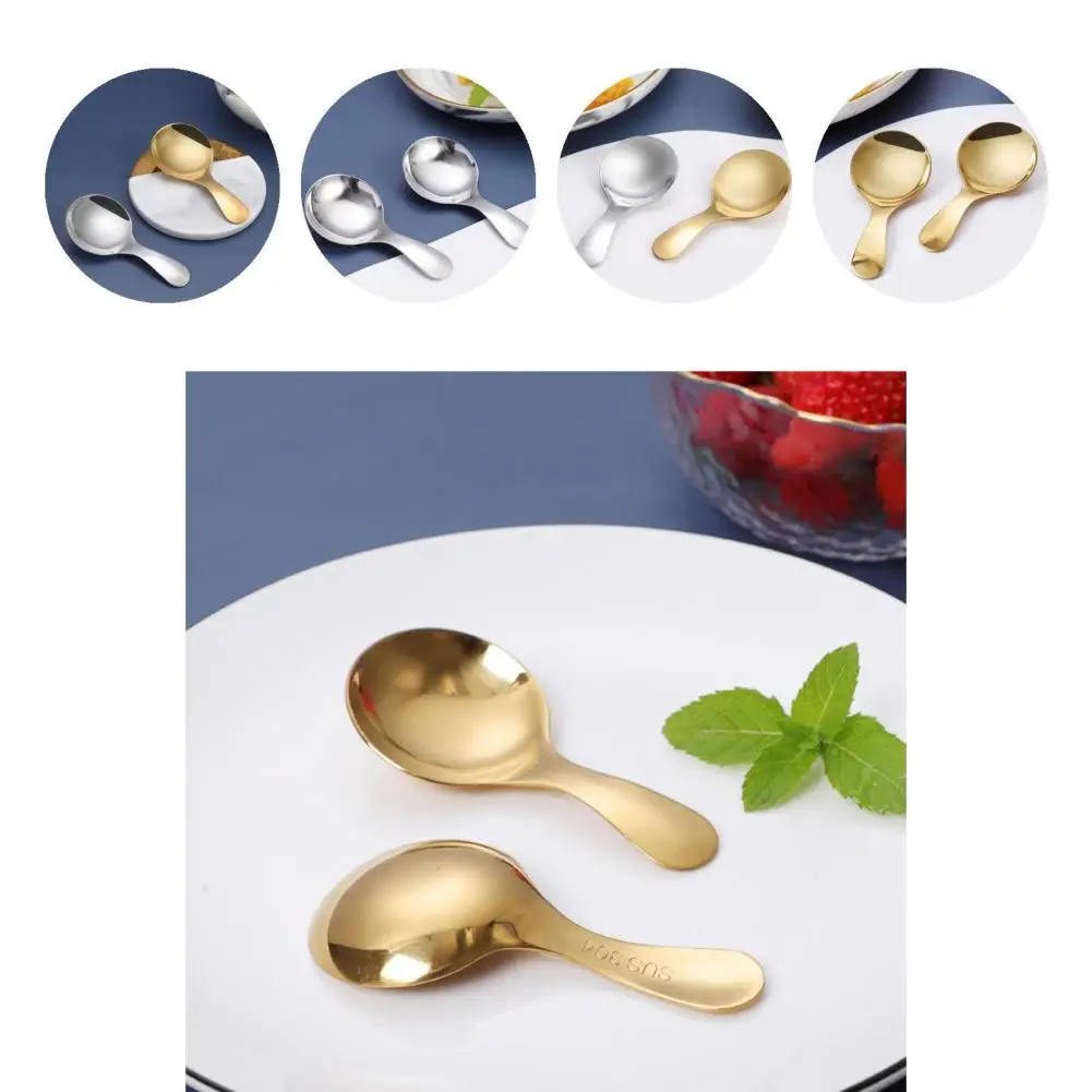 

Convenient Seasoning Spoon Decorative Safe Rounded Edge Seasoning Spoon Spoon Cake Spoon