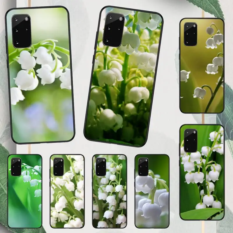 

Lily of the Valley Flower pattern Phone Case For Samsung galaxy A S note 10 12 20 32 40 50 51 52 70 71 72 21 fe s ultra plus