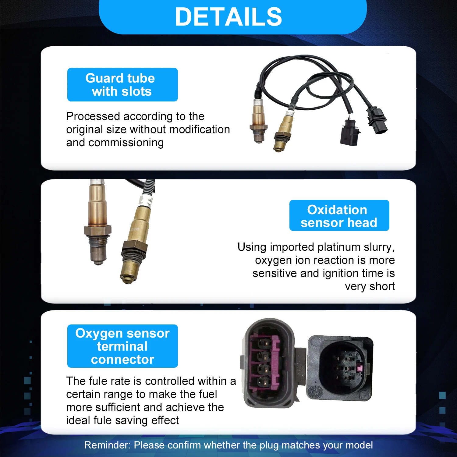 Датчик кислорода вверх и вниз 234-5019 234-4754 для Audi A4 A5 A6 Allroad Q5 2.0L 2011 2012 2013 2014 2015 2016 2017 2018