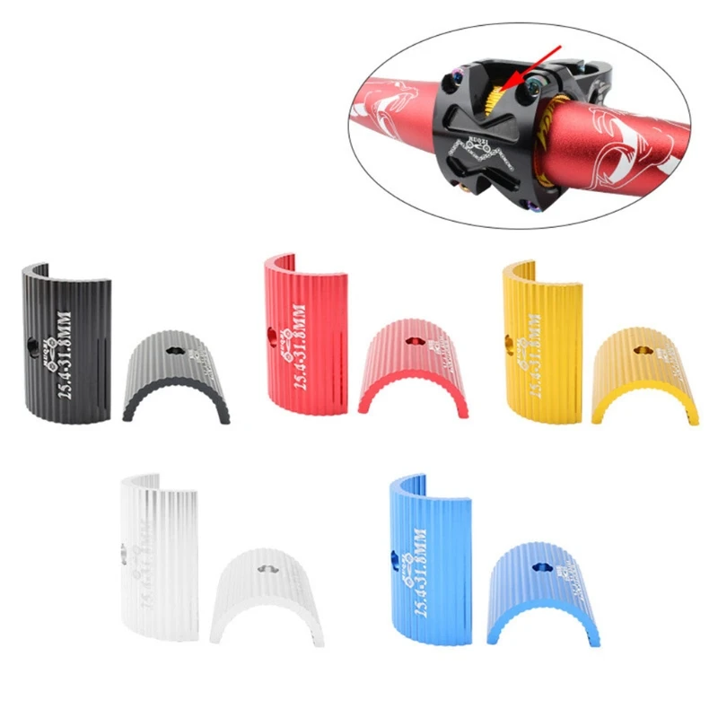 

G92F 2 шт. 25,4-31,8 мм руль из алюминиевого сплава прокладки универсальные прокладки на руль велосипеда