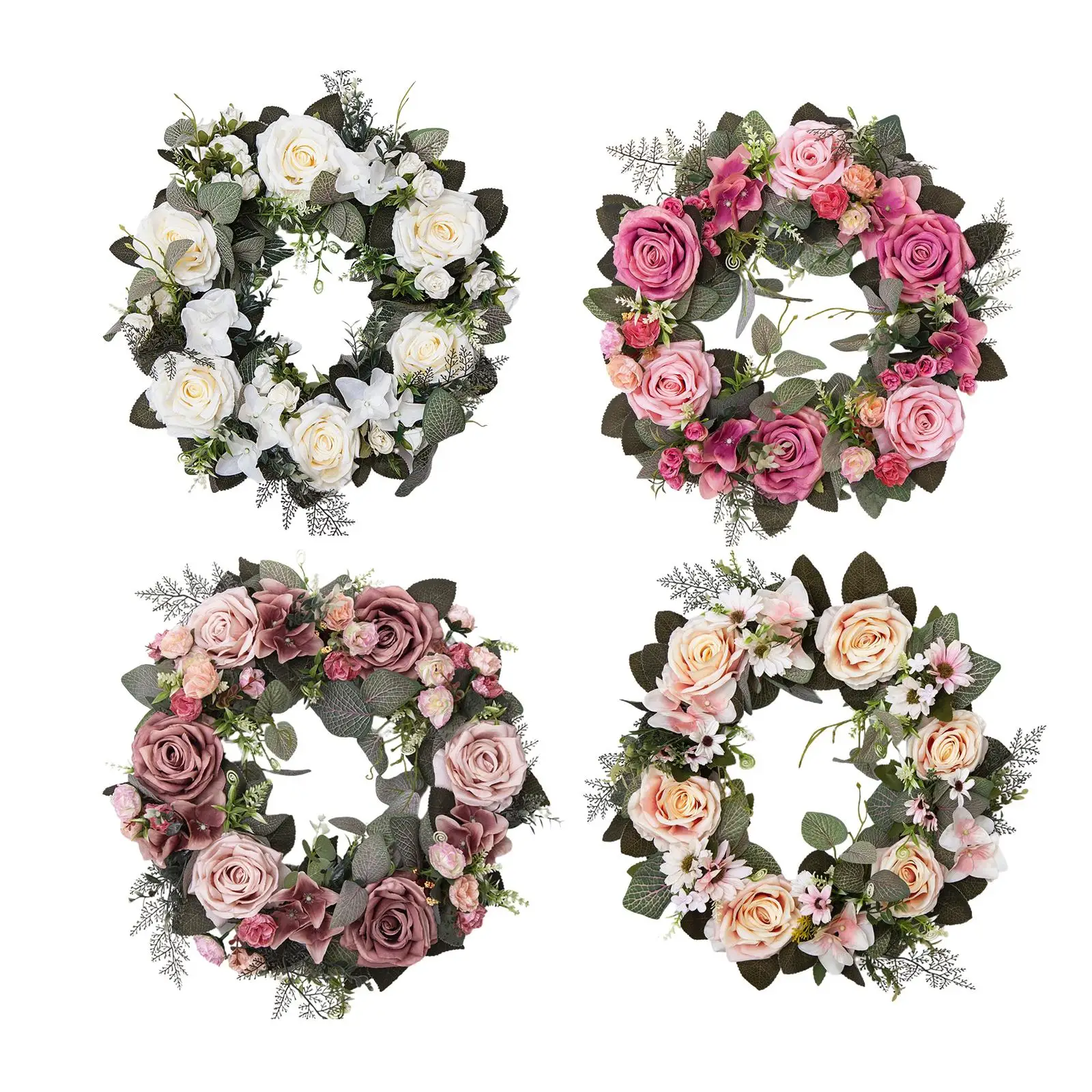 

Artificial Arch Flowers Wreath Floral Wreath for Festival Wedding Decoration Wall Decoration
