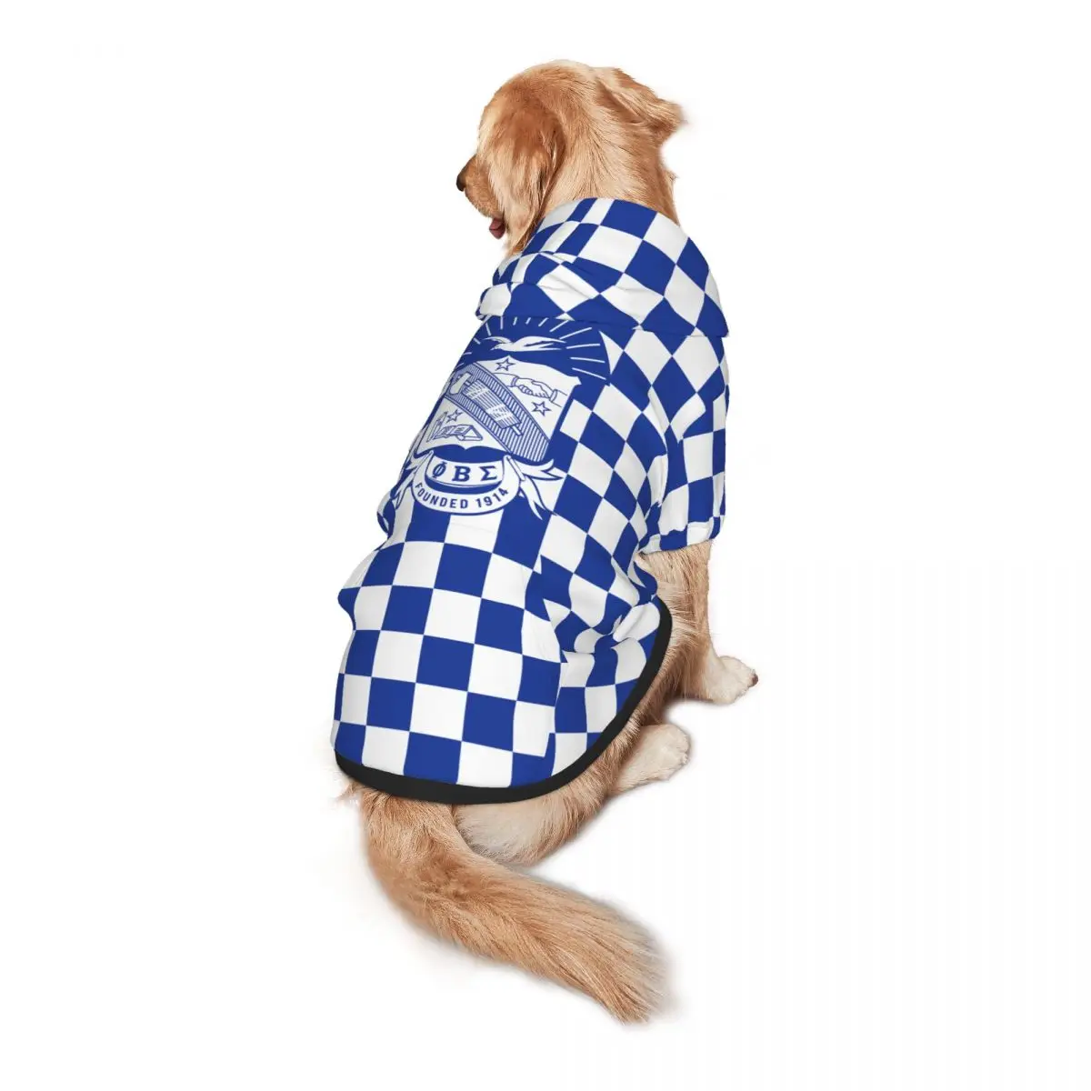 

Phi Beta Sigma 1914 PBS Medium and Large Pet Dog Wear Hoodies Puppy Costume Winter Cloth Sweaters Sweatshirts Hoodie with Pocket