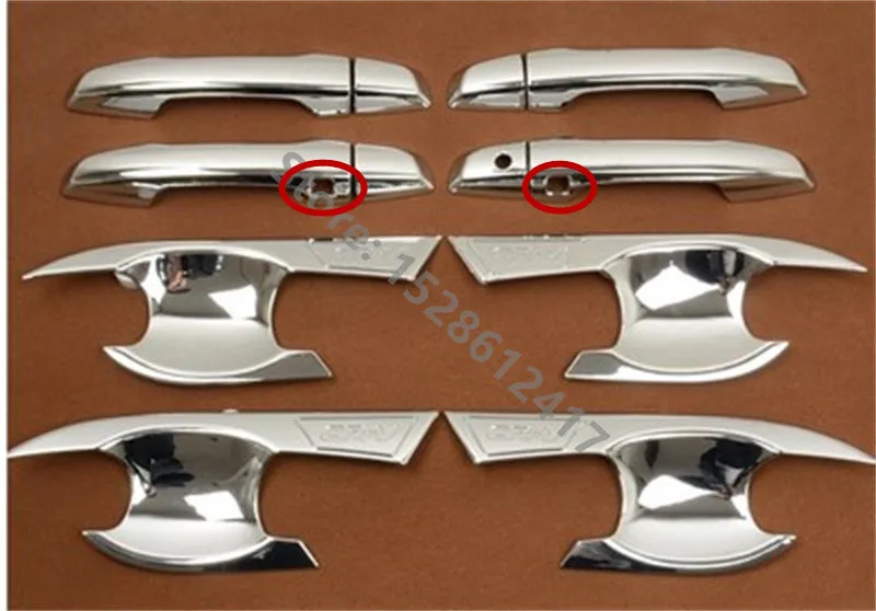 

car accessories for Honda CR-V CRV 2017-2022 Car styling Chrome Door Handle Bowl Door handle Protective covering Cover Trim