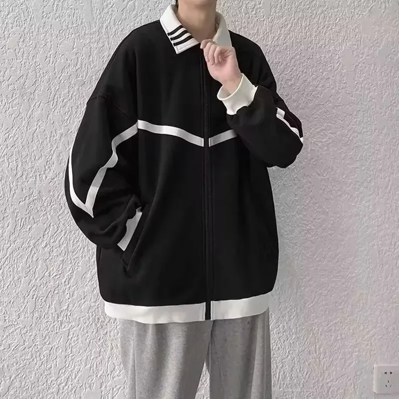 Осень-зима модный дизайн с лацканами чувственная мужская куртка в гонконгском